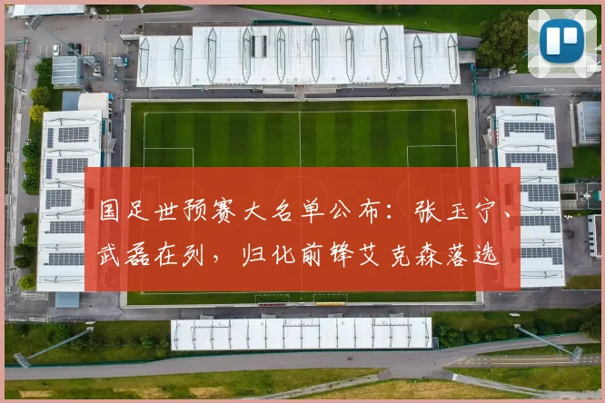 国足世预赛大名单公布：张玉宁、武磊在列，归化前锋艾克森落选